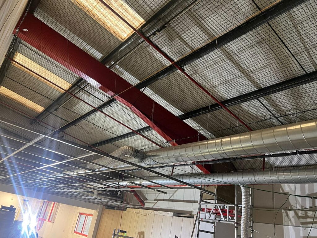 ceiling debris netting